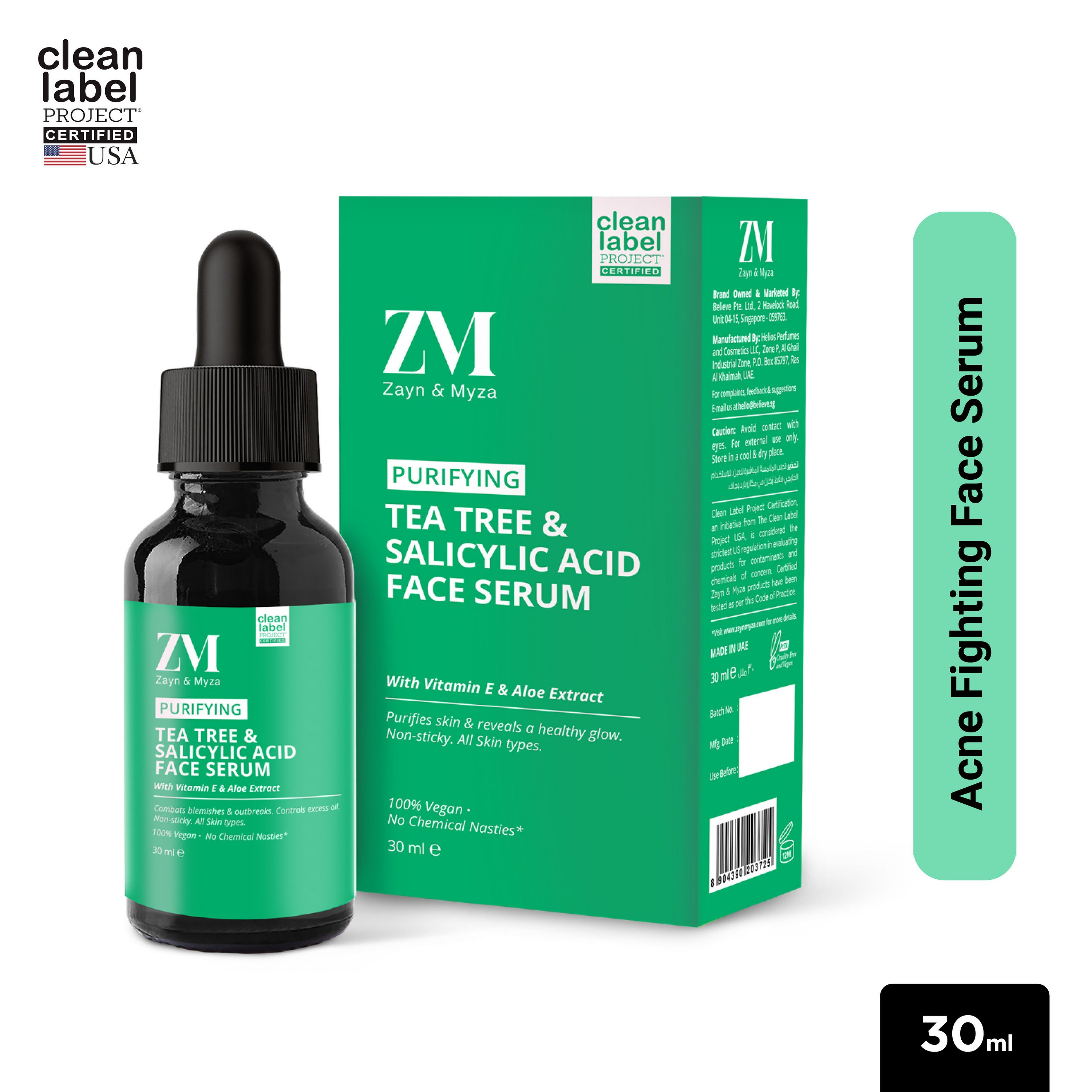 Zayn & Myza Tea Tree & Salicylic Acid Face Serum - Distacart