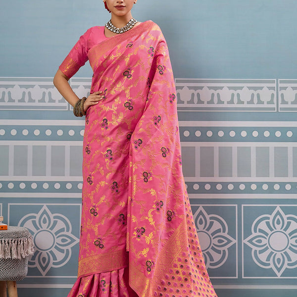 Astita Gajari Silk Saree