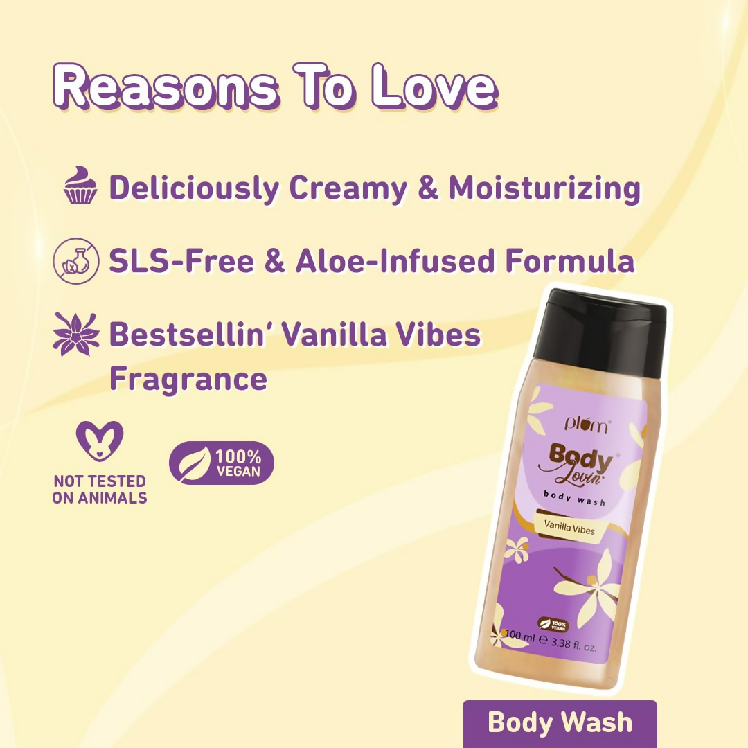 Plum BodyLovin' Vanilla Vibes Bath & Body Gift Set