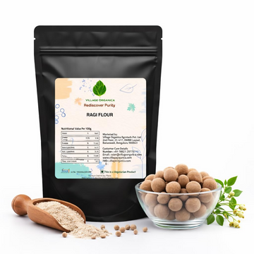Village-Organica Ragi Flour Millet Flour - Dista