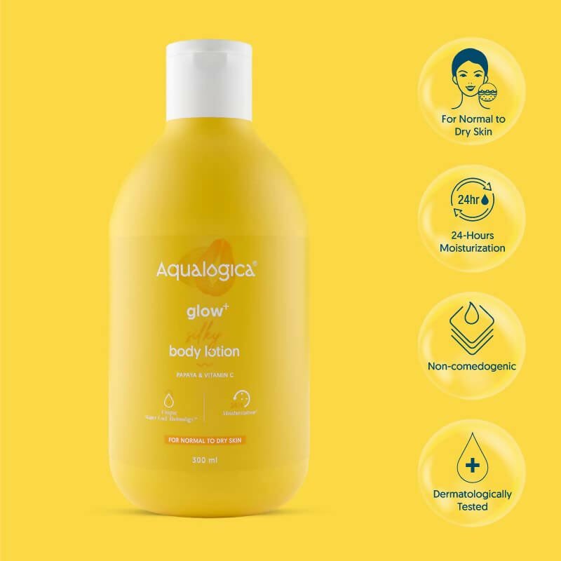 Aqualogica Glow+ Silky Body Lotion - Distacart