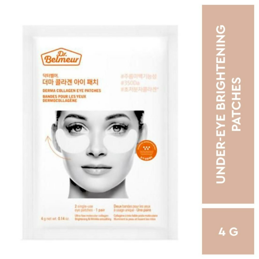 The Face Shop Dr.Belmeur Derma Collagen Hydrogel Eye Patches, For Under Eye Dark Cicle & Wrinkles - Distacart