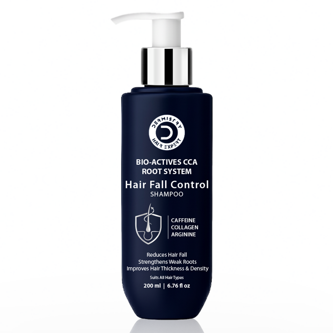 Dermistry Caffeine Collagen Wheat Protein Anti-Hair Fall Control Shampoo - Distacart