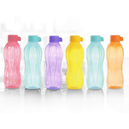 Tupperware Plastic Bottle - Green, Yellow, Purple, Pink, Orange, Blue - Dista