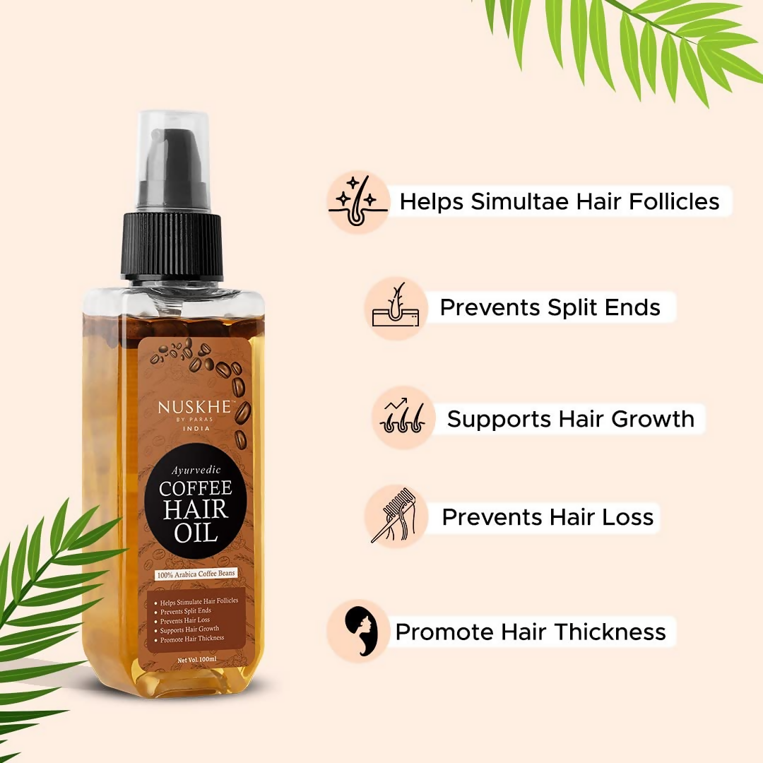 Nuskhe By Paras Ayurvedic Coffee Hair Oil - Distacart