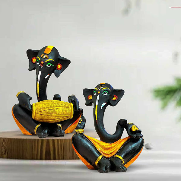 Xtore Resin Floating Ganesha Statues Decorative Showpiece - Distacart