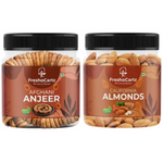 Thumbnail for FreshoCartz Dry Fruits Combo - Anjeer & California Almonds - Dista