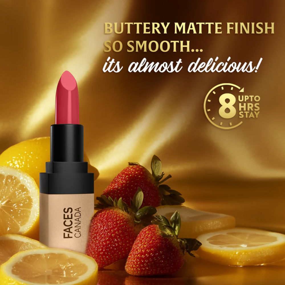 Faces Canada Comfy Matte Velvet Touch Lipstick - Pink Lemonade 05 - Distacart