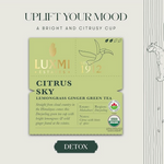 Thumbnail for Luxmi Estates Citrus Sky - Lemongrass Ginger Green Tea - Dista