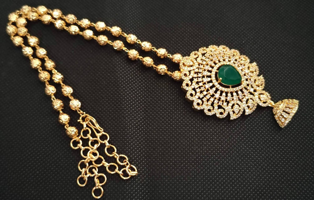 AD Ruby Pendant Necklace - Distacart