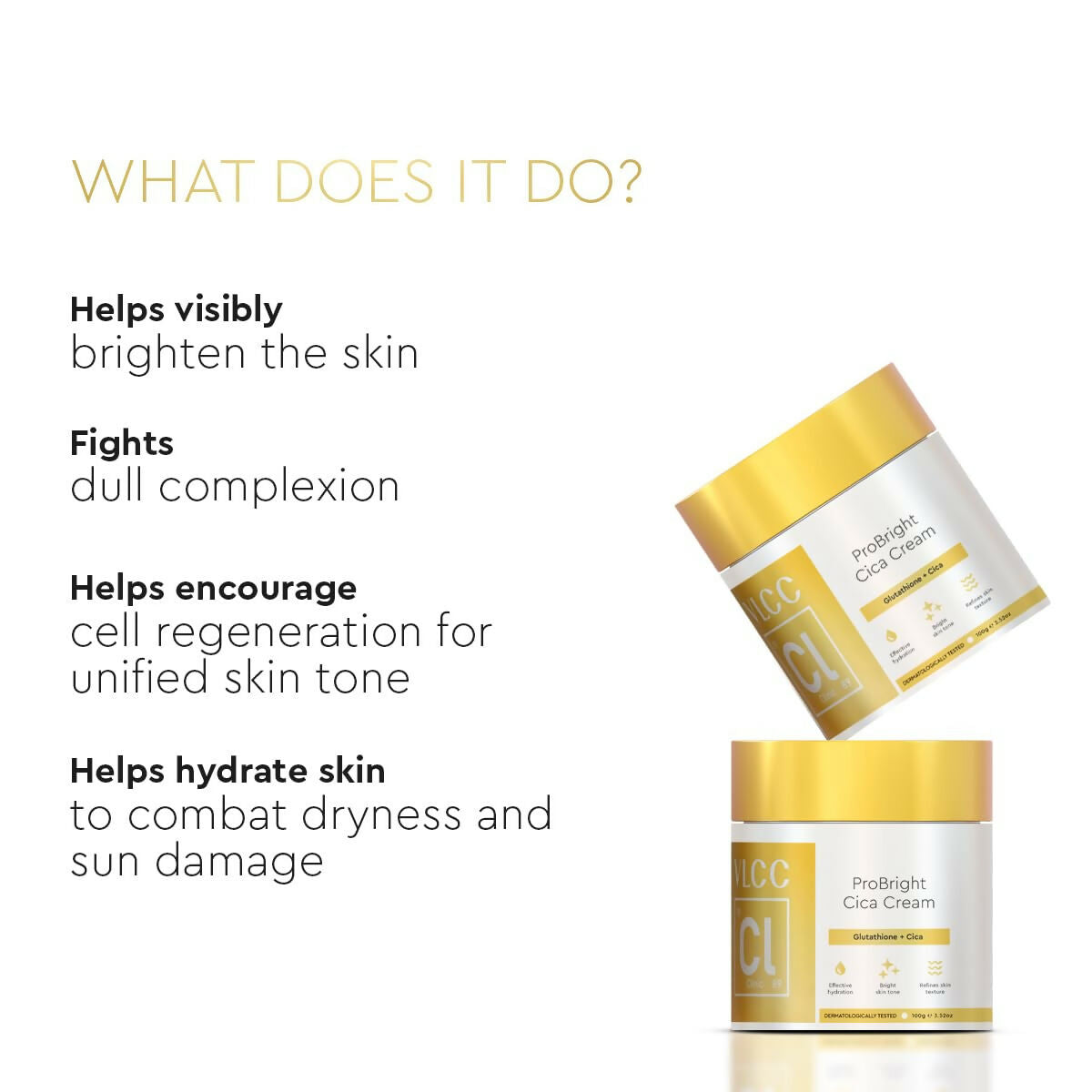 VLCC Clinic ProBright Cica Cream - Distacart