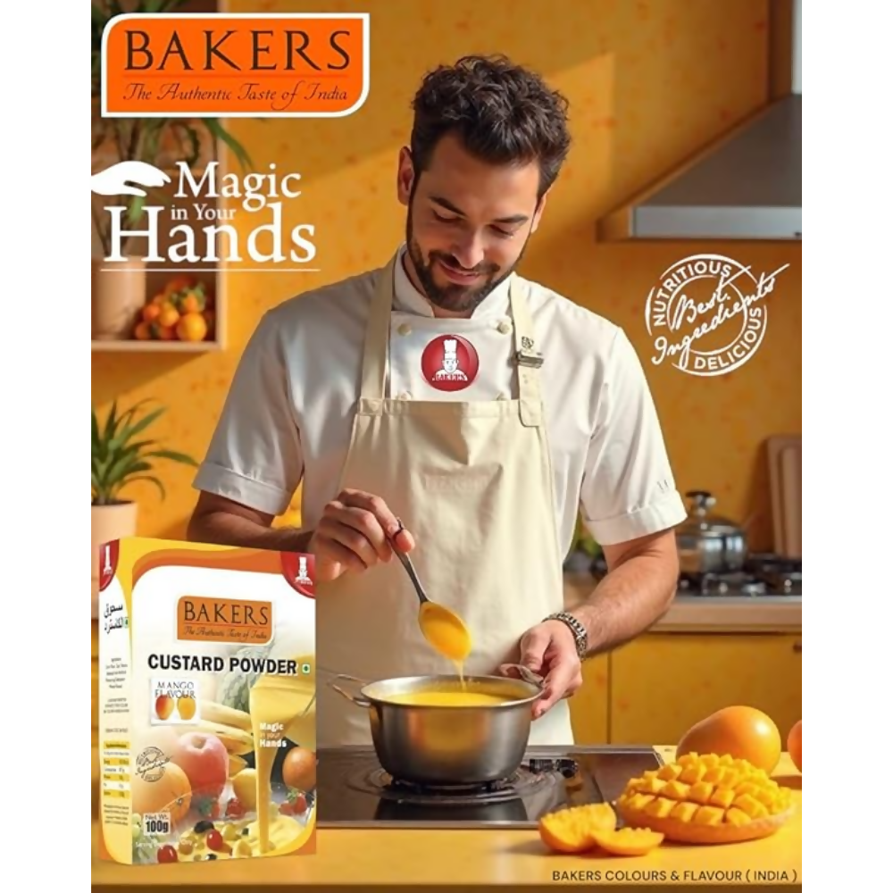 BAKERS Custard Powder - Mango - Dista