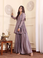 Thumbnail for Varanga Women Sea Green Bandhani Printed Straight Kurta With Trousers - Distacart