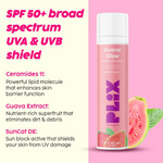 Thumbnail for PLIX The Plant Fix Guava Glow With SPF 50+ Sunscreen & 3% Glycolic Acid Serum - Distacart