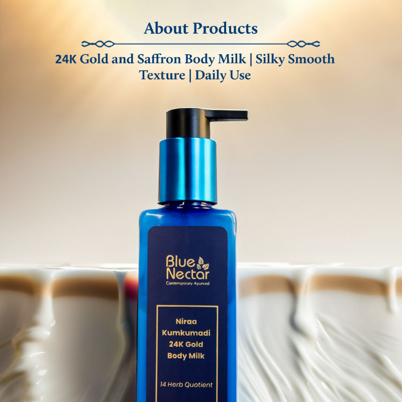 Blue Nectar 24k Gold Body Milk Moisturizer - Distacart