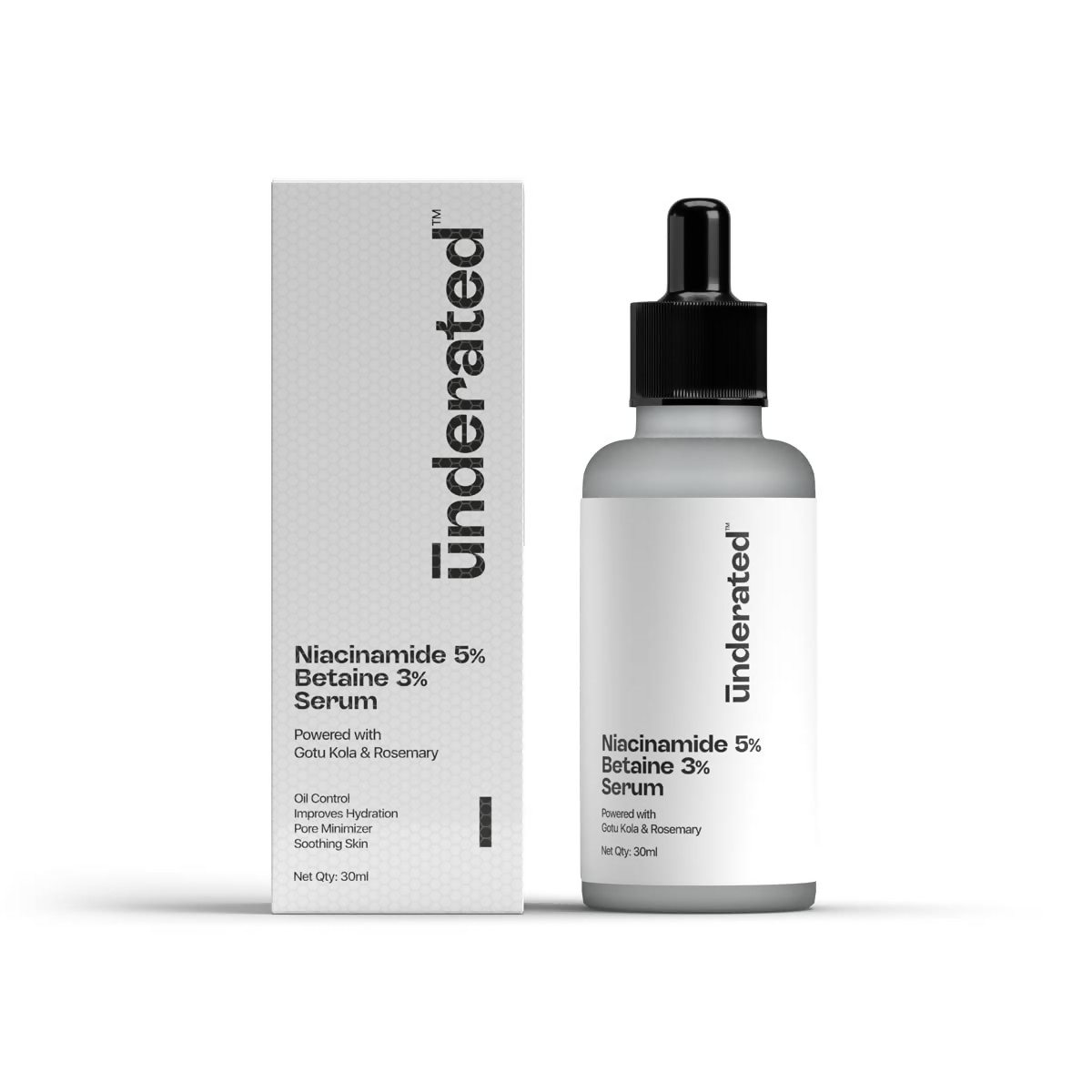 Underated 5% Niacinamide & 3% Betaine Serum - Distacart