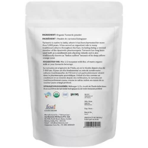Aarshaveda Organic Turmeric Powder - Distacart