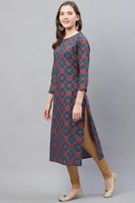 Thumbnail for Ahika Women Cotton Printed Simple Daily Wear Kurti - Distacart
