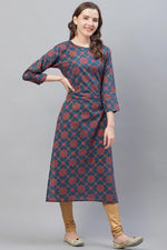 Thumbnail for Ahika Women Cotton Printed Simple Daily Wear Kurti - Distacart