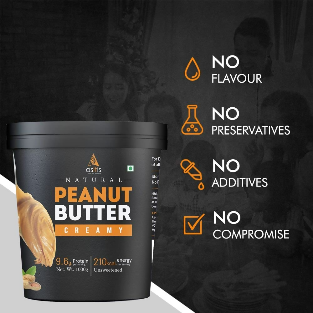 As-It-Is Nutrition Peanut Butter (Natural and Unsweetened) - Distacart