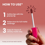 Thumbnail for NY Bae Velvet Mousse Liquid Lipstick - Spicy Rust 06