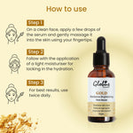 Thumbnail for Globus Remedies Gold Radiance Anti Aging Face Serum, For Skin Lightening & Dark Spots Removal