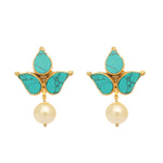 Thumbnail for Nuyug 22K Gold Plated Cerulean Studs