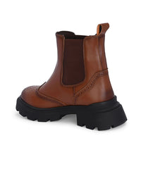 Thumbnail for Delize Women Block-heeled Chelsea Boots