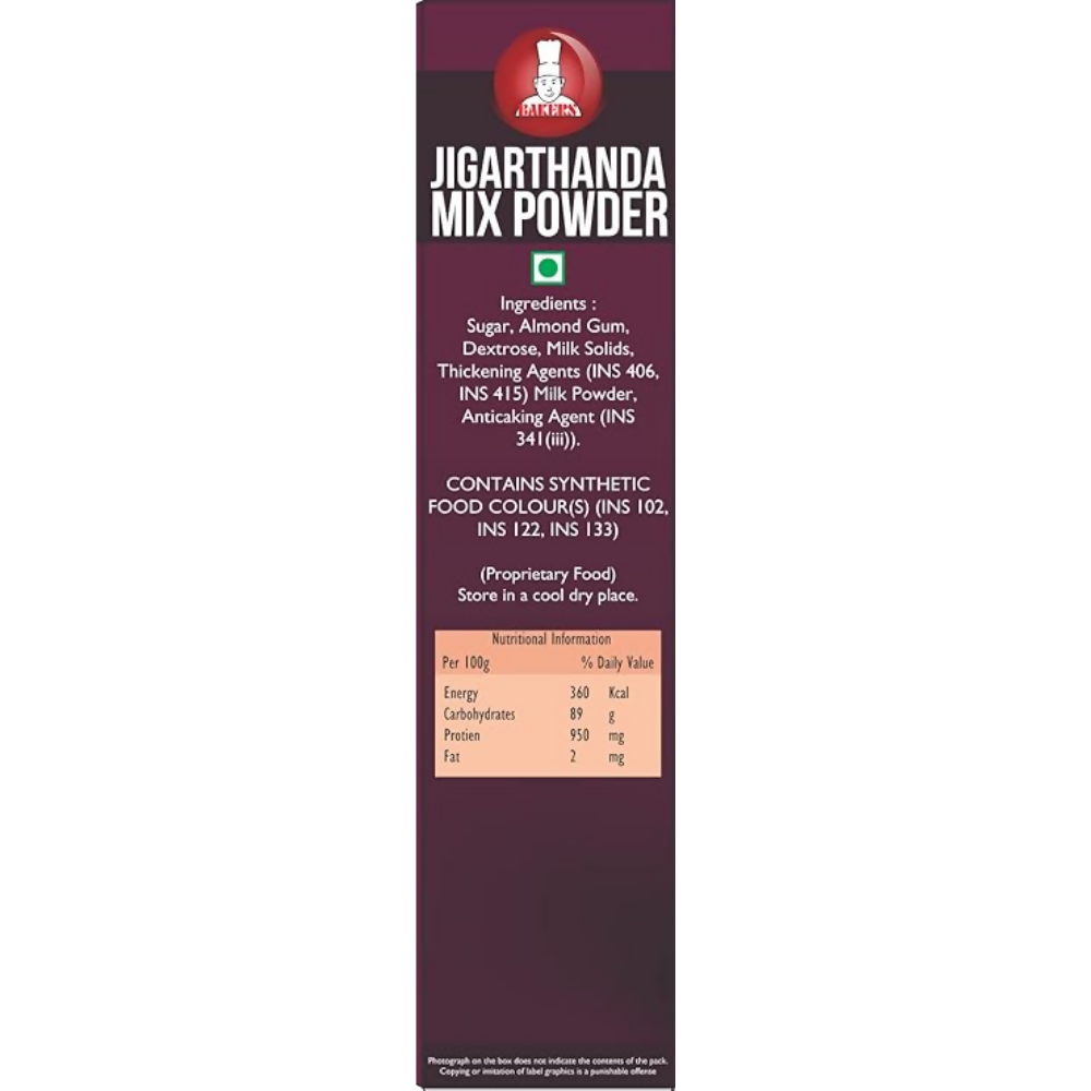 BAKERS Jigarthanda Mix Powder - Dista