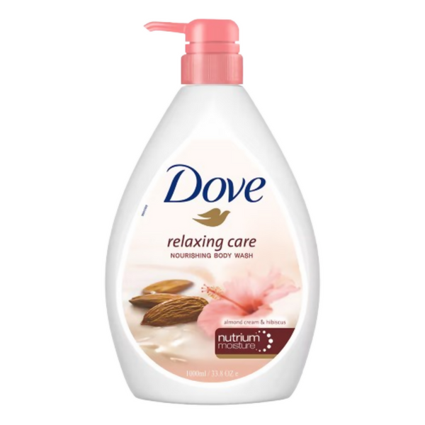 Dove Body Wash - Relaxing Care Almond Cream & Hibiscus Nourishing - Distacart