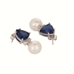 Thumbnail for Nuyug Blue Stone Elegance Anti Tarnish Studs