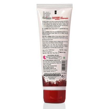 Banjara's Saffron Face Wash with Pomegranate - Distacart