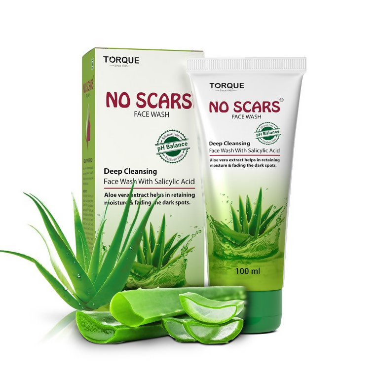Torque's No Scars Aloevera Face Wash For Deep Cleansing - Distacart