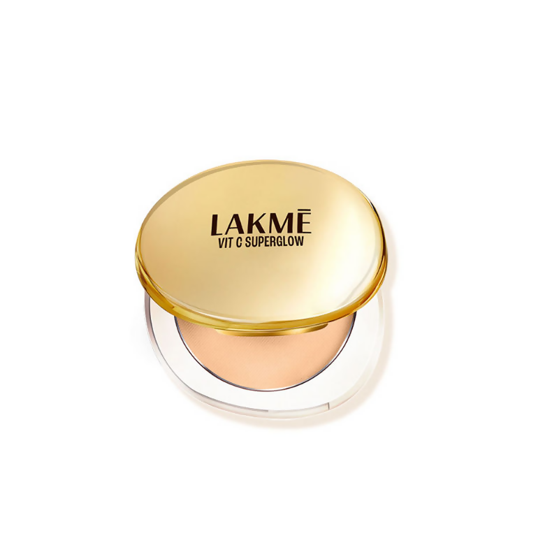 Lakme Vitamin C Superglow Skin Perfecting Compact with 1 % Vit C - Sand - Distacart