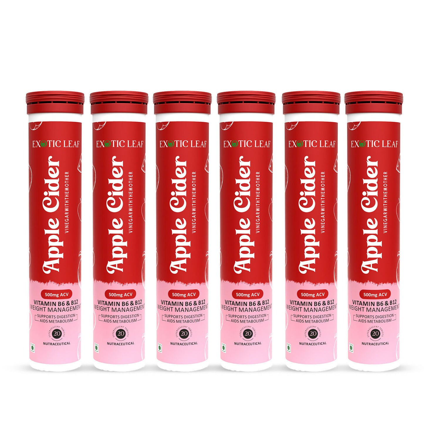 Exotic Leaf Apple Cider Vinegar Tablets - Distacart
