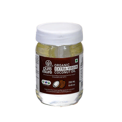Pure & Sure Organic Extra Virgin Coconut Oil - Distacart