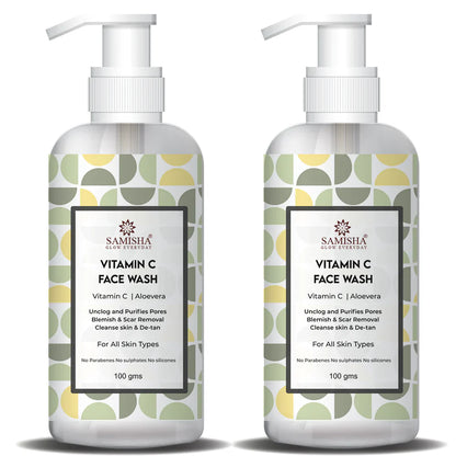 Samisha Vitamin C Face Wash - Distacart