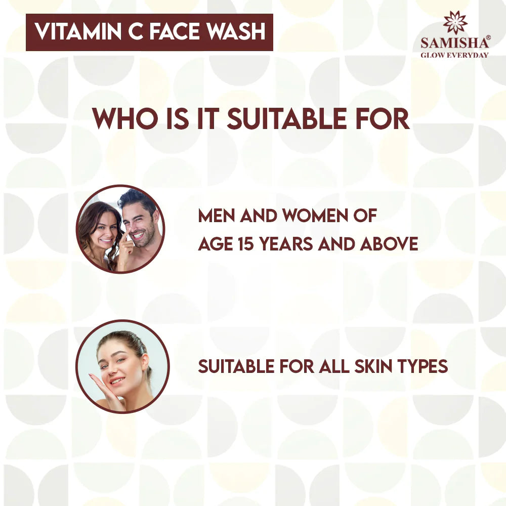 Samisha Vitamin C Face Wash - Distacart