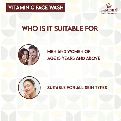 Samisha Vitamin C Face Wash - Distacart