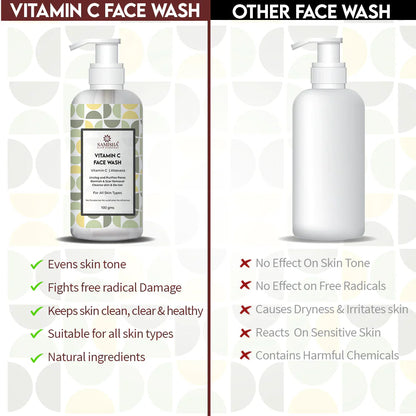 Samisha Vitamin C Face Wash - Distacart