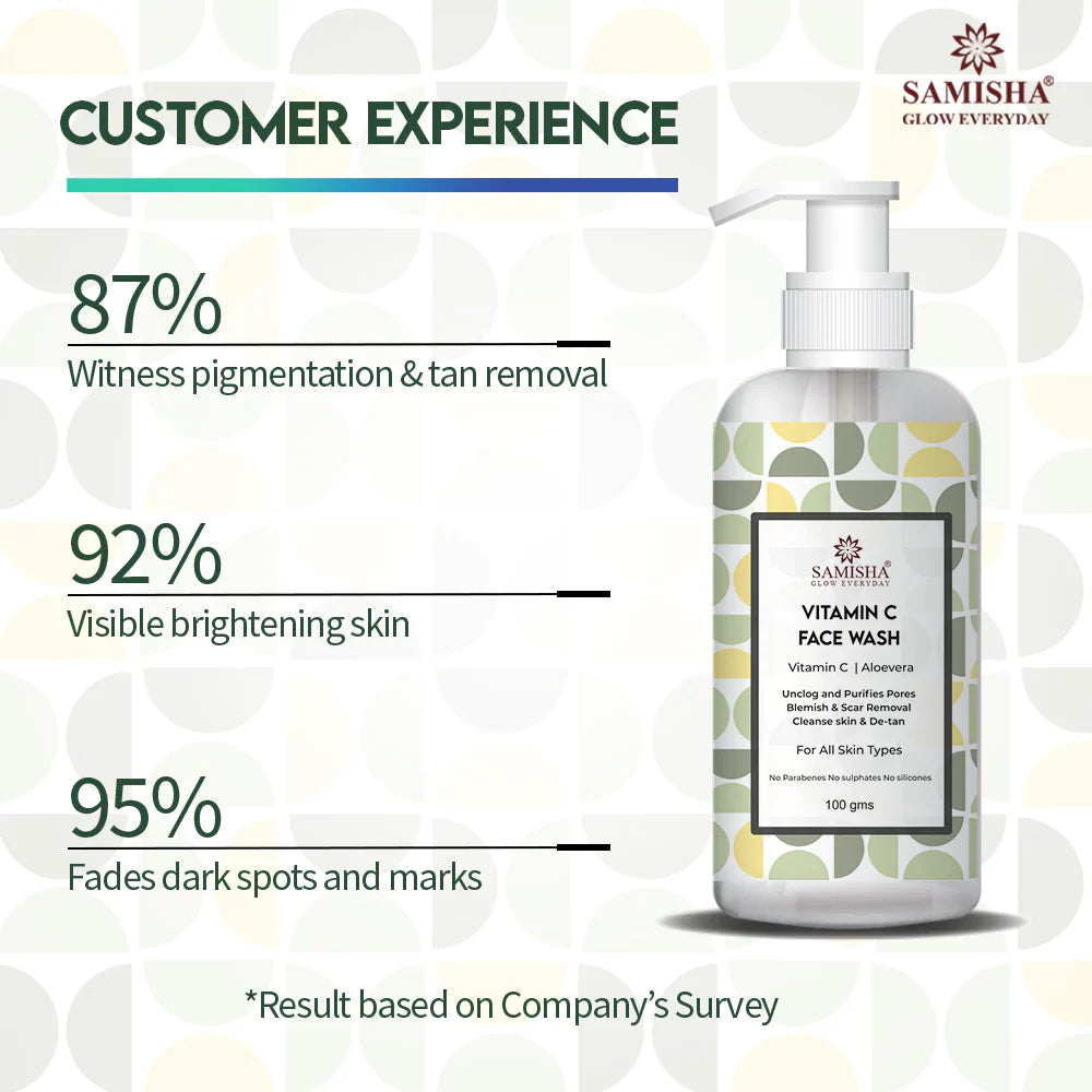 Samisha Vitamin C Face Wash - Distacart