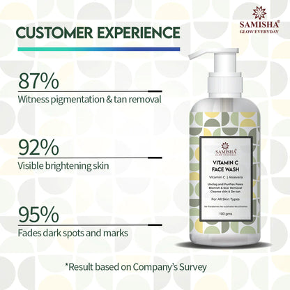 Samisha Vitamin C Face Wash - Distacart