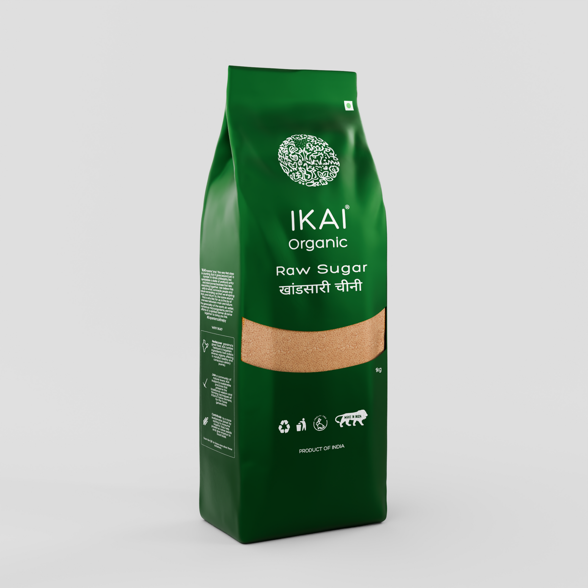 1 - Organic Raw Sugar - 1000 gm