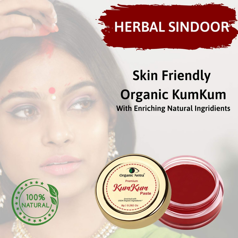 Organic Netra Sindoor/Kumkum Paste - Dista