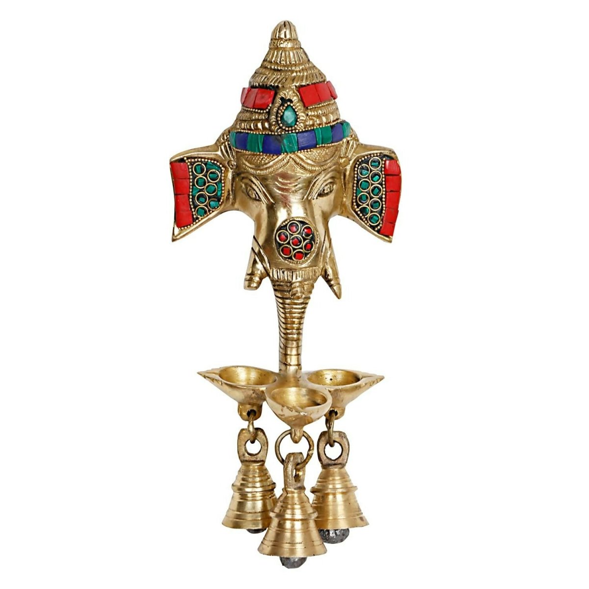 Artvarko Brass Ganesha Wall Hanging - Distacart
