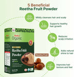 Thumbnail for Radico Organic Reetha Hair Treatment Powder
