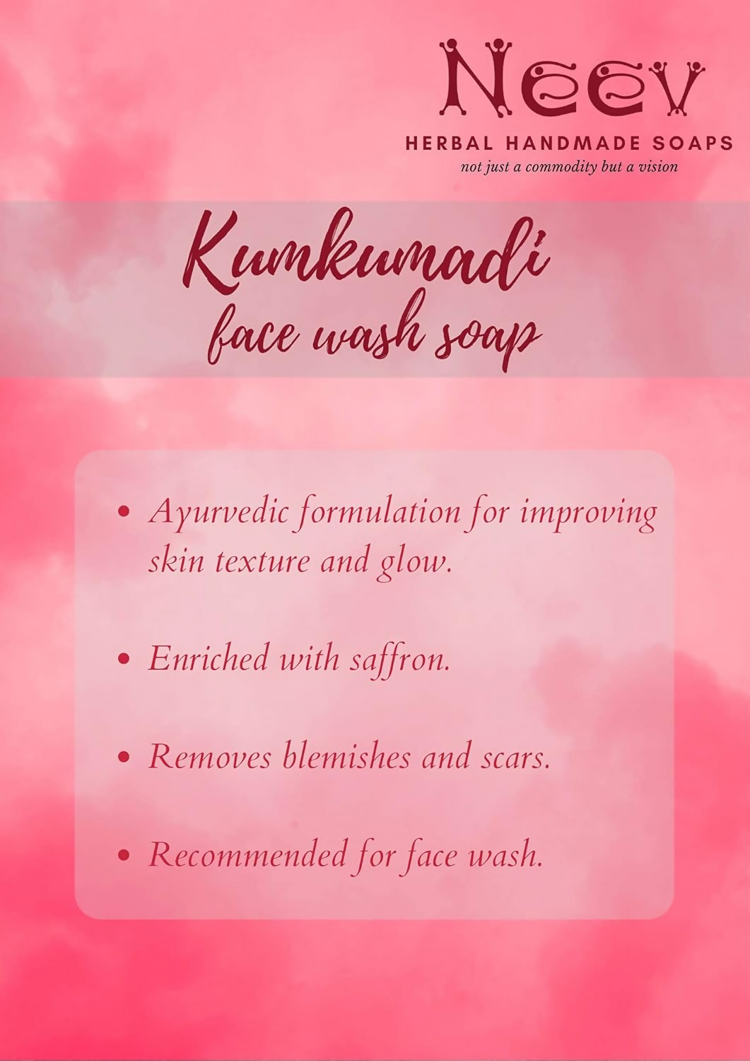 Neev Herbal Handmade Kumkumadi Soaps - Distacart