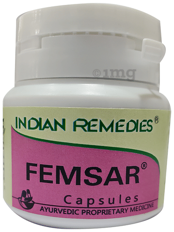 Indian Remedies Femsar Capsules - Distacart