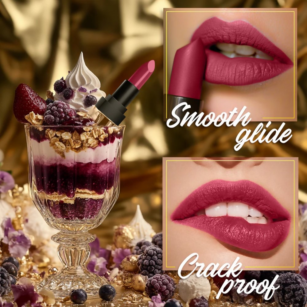 Faces Canada Comfy Matte Velvet Touch Lipstick - Acai Parfait 12 - Distacart