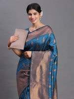 Thumbnail for Astita Silk Peach Saree